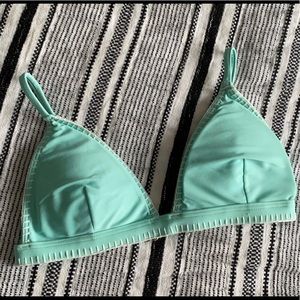 Teal bikini top